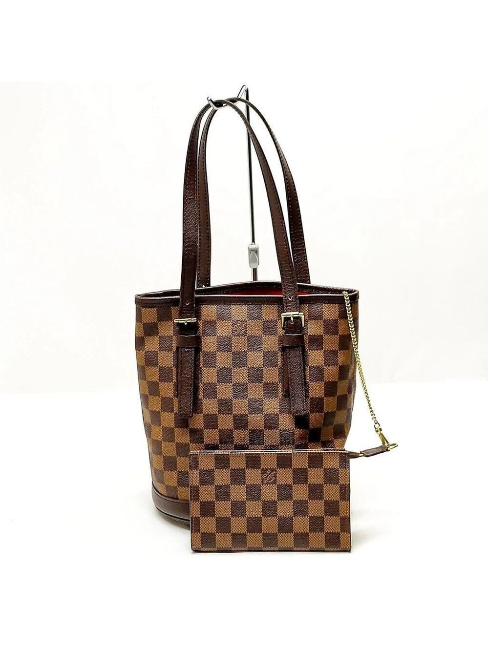 Louis Vuitton LV Hand Bag Bucket Brown Damier 700-053125